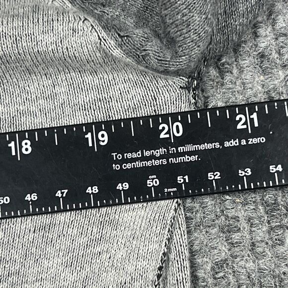 Buckle BKE‎ Sweater Mens Large Standard Fit Grey 1/4 Zip Cotton Pullover Casual - Picture 8 of 11